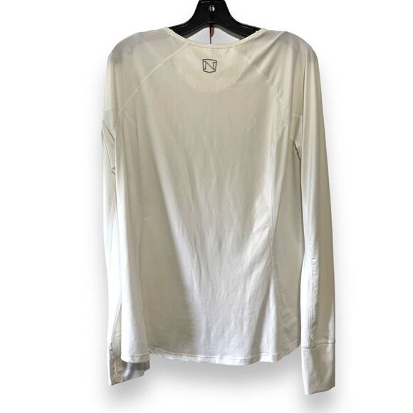 Noble Outfitters Women's Noble Equestrian Mariah Long Sleeve Crew Top White XL - Picture 2 of 8